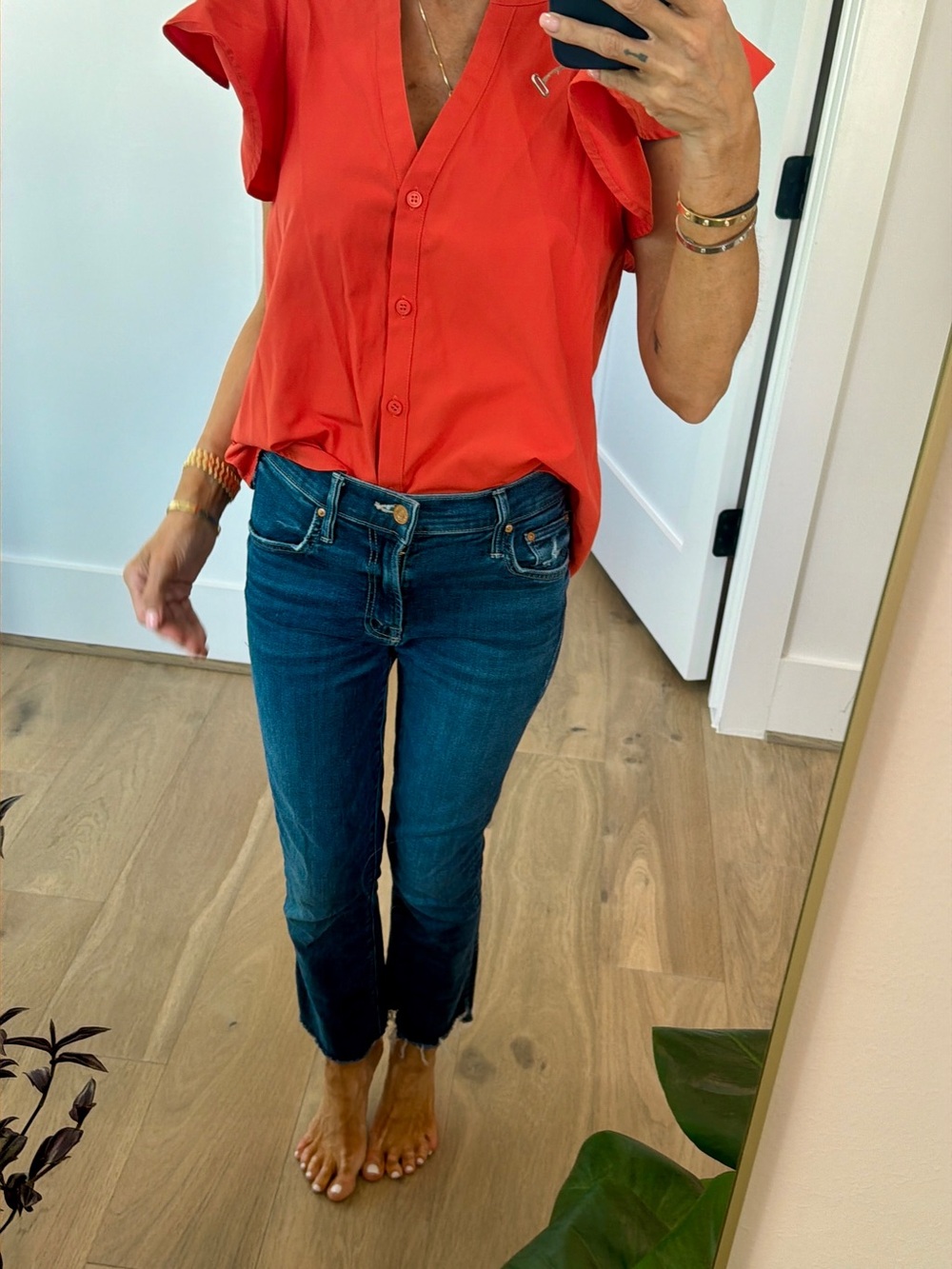 Brochu Walker The Darya Top in Arancia Orange NWT Size S - Picture 7 of 8